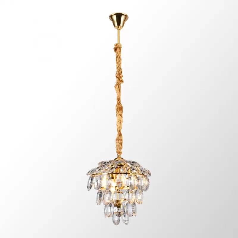 Хрустальный подвесной светильник Presidio LSP-6012 прозрачный Lussole Хрустальный подвесной светильник Presidio LSP-6012 прозрачный Lussole