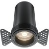 Точечный светильник Focus Led DL125-L12-4K-TRS-B цилиндр черный Maytoni