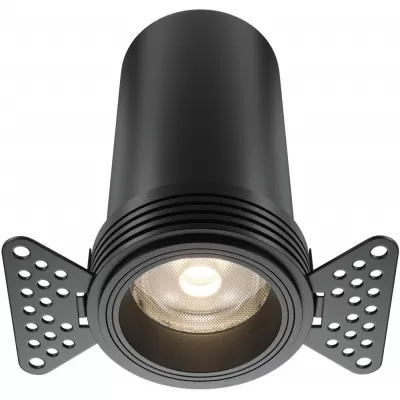 Точечный светильник Focus Led DL125-L12-4K-TRS-B Maytoni цилиндр