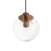 Стеклянный подвесной светильник Selene 2032-A форма шар прозрачный Loft It