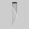 Стеклянная потолочная люстра Aurora 10182 Aurora форма шар прозрачная TK Lighting