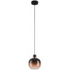 Стеклянный подвесной светильник Oilella 99614 форма шар прозрачный Eglo