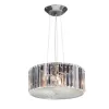Хрустальная подвесная люстра  V5242-9/4S цилиндр прозрачная Vitaluce