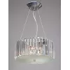 Хрустальная подвесная люстра  V5242-9/4S цилиндр прозрачная Vitaluce