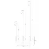 Грунтовый светильник Muliphein A1084PA-3BK конус черный Artelamp