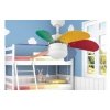 Стеклянная потолочная люстра Palao Multicolor 33179FAR белая Faro