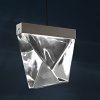 Хрустальный подвесной светильник Tripla F41A0111 прозрачный Fabbian