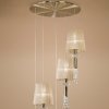 Подвесной светильник TIFFANY 3877 конус бежевый Mantra