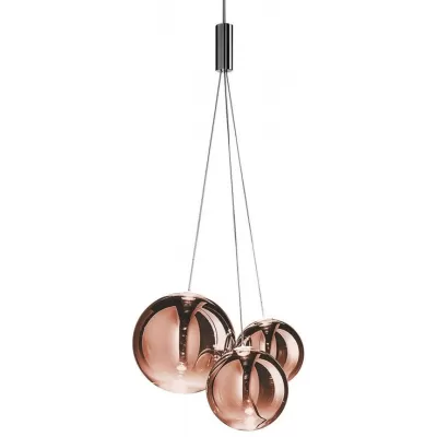 Подвесной светильник 19152 19152P/3 rose gold DeLight Collection форма шар