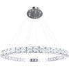 Хрустальный подвесной светильник Tiffany 10204/1000 Chrome прозрачный Loft It