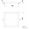 Точечный светильник Ingrid 3322.LDF16016/16W/6K белый APL LED Точечный светильник Ingrid 3322.LDF16016/16W/6K белый APL LED