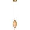 Стеклянный подвесной светильник Helix 10421/A Amber цвет янтарь Loft It