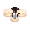 Стеклянная потолочная люстра Foresta SL483.402.03 цилиндр белая ST Luce