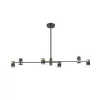 Потолочная люстра Sauris LH8020/6P-BK-GD цилиндр желтая Lumien Hall