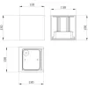Архитектурная подсветка Fulton O572WL-L20GR3K куб серый Maytoni Архитектурная подсветка Fulton O572WL-L20GR3K куб серый Maytoni