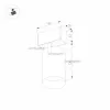 Трековый светильник MAG-45 032646 цилиндр черный Arlight