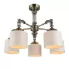 Потолочная люстра Omnilux 643 OML-64307-05 цилиндр бежевая Omnilux