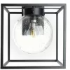 Стеклянный настенный светильник уличный Прованс 48385 куб прозрачный Feron