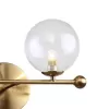 Стеклянное бра Balance 2991-2W форма шар белое F-Promo