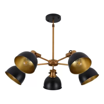 Потолочная люстра Belmonti LDP D017-5 BK Lumina Deco