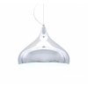 Подвесной светильник Folina LDP 7558 CHR конус серый Lumina Deco