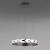 Подвесной светильник Chain 90163/1 сатин-никель круглый белый Eurosvet
