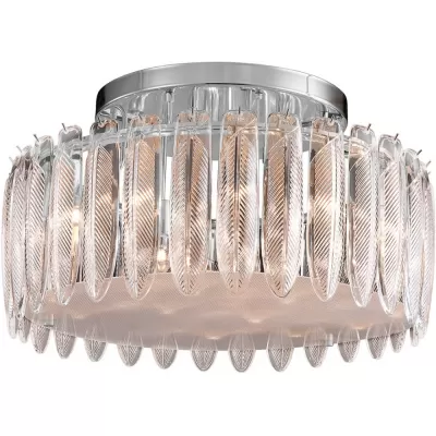 Стеклянная потолочная люстра Piuma MX22027002-D85 chrome DeLight Collection
