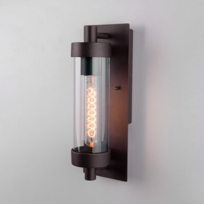 Настенный светильник уличный Pipe 35151/D коричневый Elektrostandard