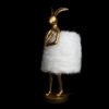 Интерьерная настольная лампа Lapine 10315/B White fluff белый конус Loft It