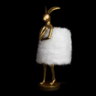 Интерьерная настольная лампа Lapine 10315/B White fluff Loft It