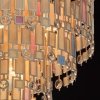 Стеклянная потолочная люстра Марокко 185010607 бежевая MW-Light