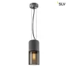 Стеклянный подвесной светильник Lisenne 155714 черный SLV