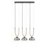 Стеклянный подвесной светильник Cloe VL5434P03 серый Vele Luce