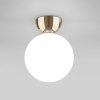 Стеклянный настенно-потолочный светильник Bubble 30197/1 золото форма шар белый Eurosvet