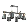 Потолочная люстра Tristen 3641/6C черная Lumion