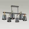 Потолочная люстра Tristen 3641/6C черная Lumion