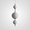 Стеклянный подвесной светильник  40.2133-0 форма шар белый ImperiumLoft