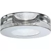 Стеклянный точечный светильник Faretti D27F2635 круглый прозрачный Fabbian