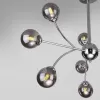 Стеклянная потолочная люстра Astro 30179 хром форма шар Eurosvet