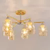 Стеклянная потолочная люстра Клод CL137162 цилиндр Citilux