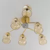 Стеклянная потолочная люстра Клод CL137162 цилиндр Citilux