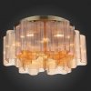 Стеклянная потолочная люстра Onde SL117.302.06 цвет янтарь ST Luce