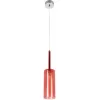 Стеклянный подвесной светильник Spillray 10232/B Red цилиндр красный Loft It