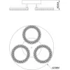 Потолочная люстра Alunit 10281/3LED прозрачная Escada