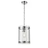 Стеклянный подвесной светильник Tivoli 983 VL5073P01 цилиндр прозрачный Vele Luce