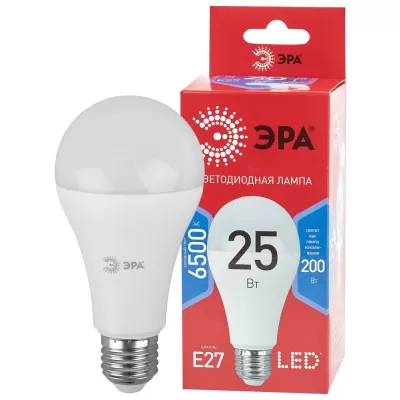 Лампочка светодиодная  LED A65-25W-865-E27 R ЭРА