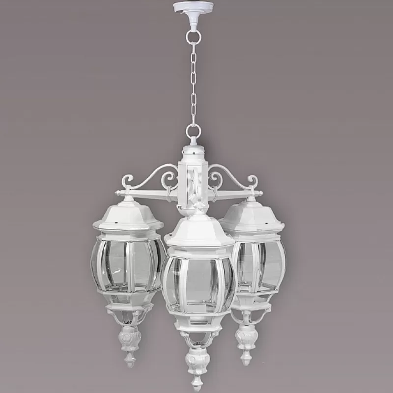 Стеклянный уличный светильник подвесной  83470L/3 W прозрачный Oasis Light Стеклянный уличный светильник подвесной  83470L/3 W прозрачный Oasis Light