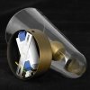 Стеклянное бра Milam LSP-7456 конус прозрачное Lussole