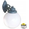 Настенный фонарь уличный GLOBE 250 G25.131.000.VYF1RDN форма шар белый Fumagalli