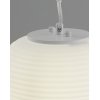 Стеклянный подвесной светильник Arden V11344-1P конус белый